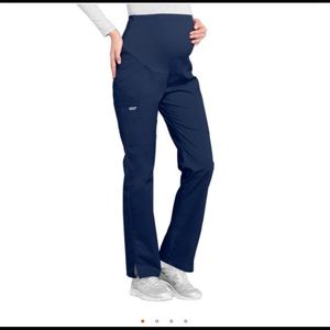 Cherokee Maternity Scrubs Navy Blue